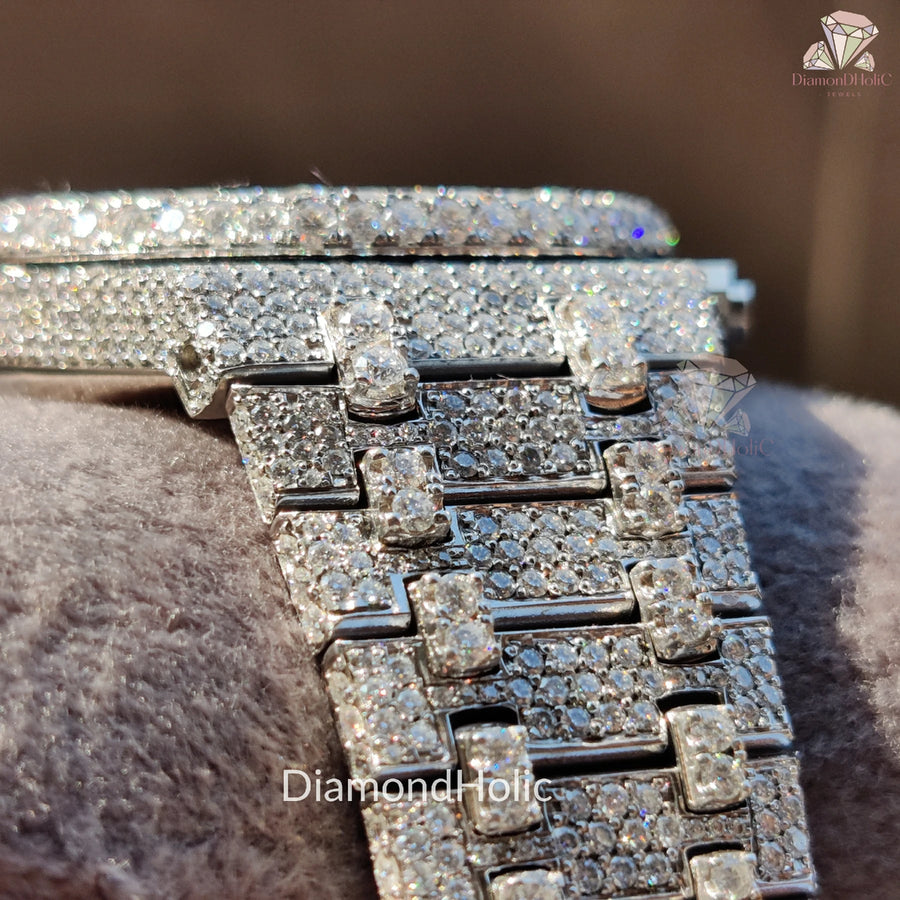 Moissanite Sub Dial Luxury Watch