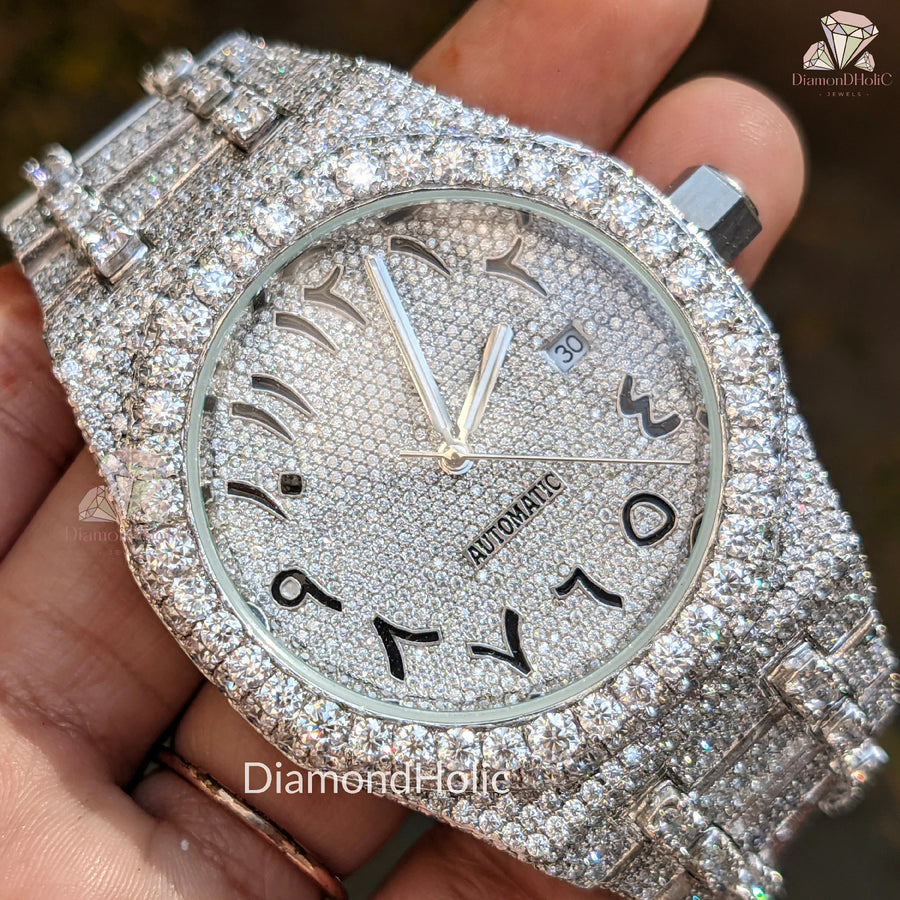 Round Diamond Watch for Men