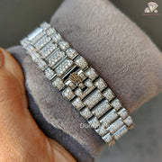 Hip Hop Style Moissanite Watch