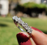 Radiant and Refined | Unique Band Gift | Round Cut Shine