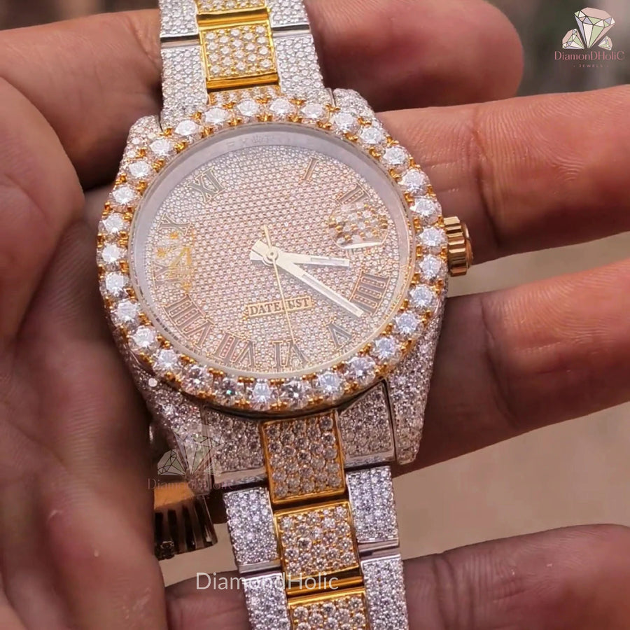 Bust Down Wristwatch for Men