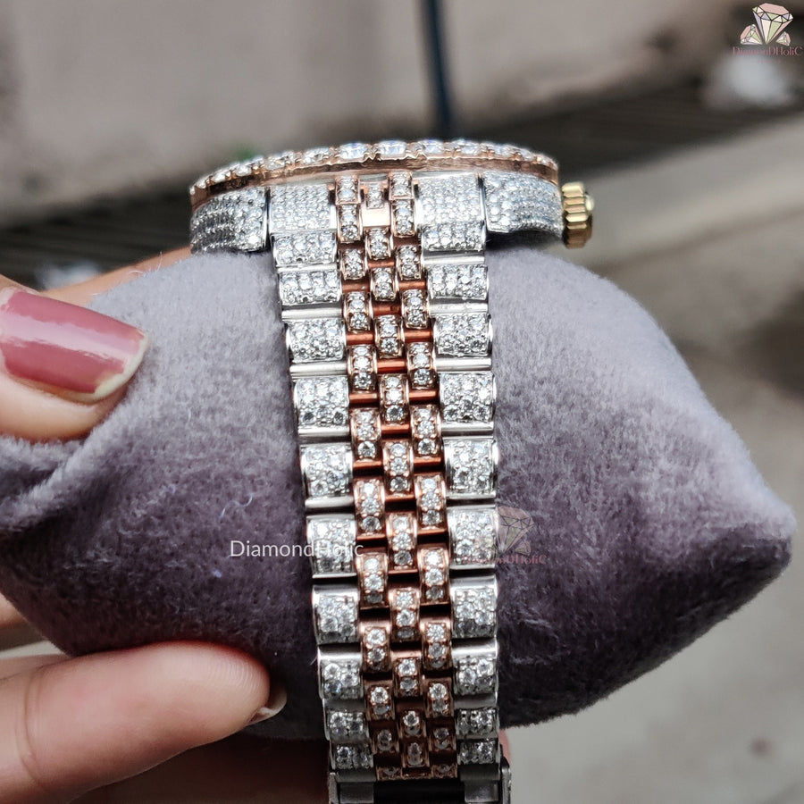 VVS Clarity Moissanite Diamond Watch – Perfect Gift for Men