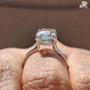 Open Shank & Hidden Halo Style