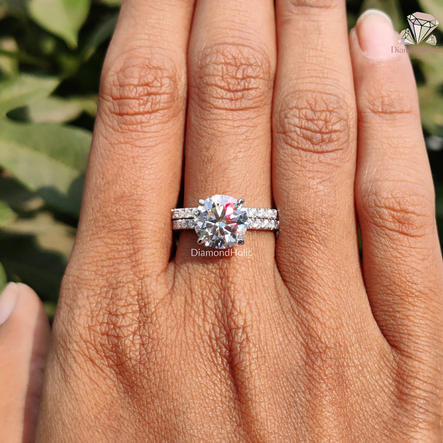 Love in Every Detail | Half Eternity Band | Round Diamond Look