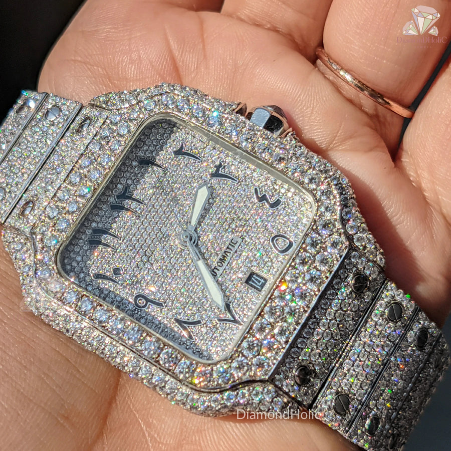 Arabic Dial Studded Men’s Watch