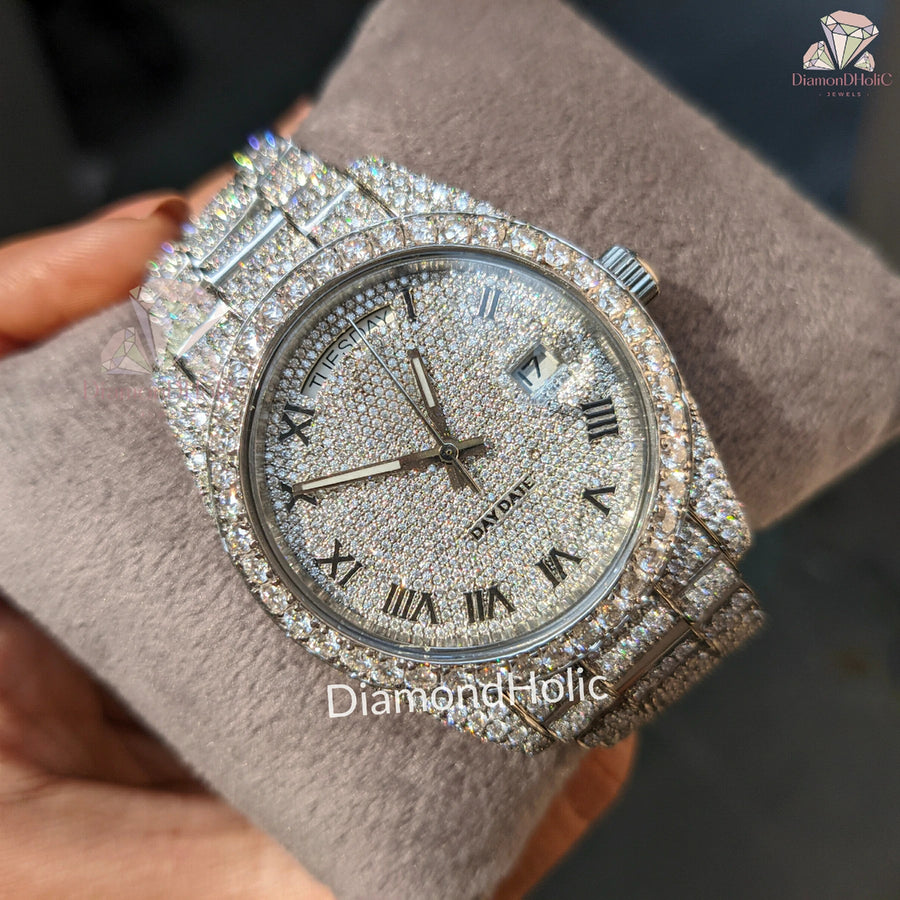 Moissanite Watch for Him