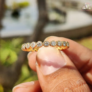 Crafted for Forever Moments | Round Cut Band | Moissanite Shine