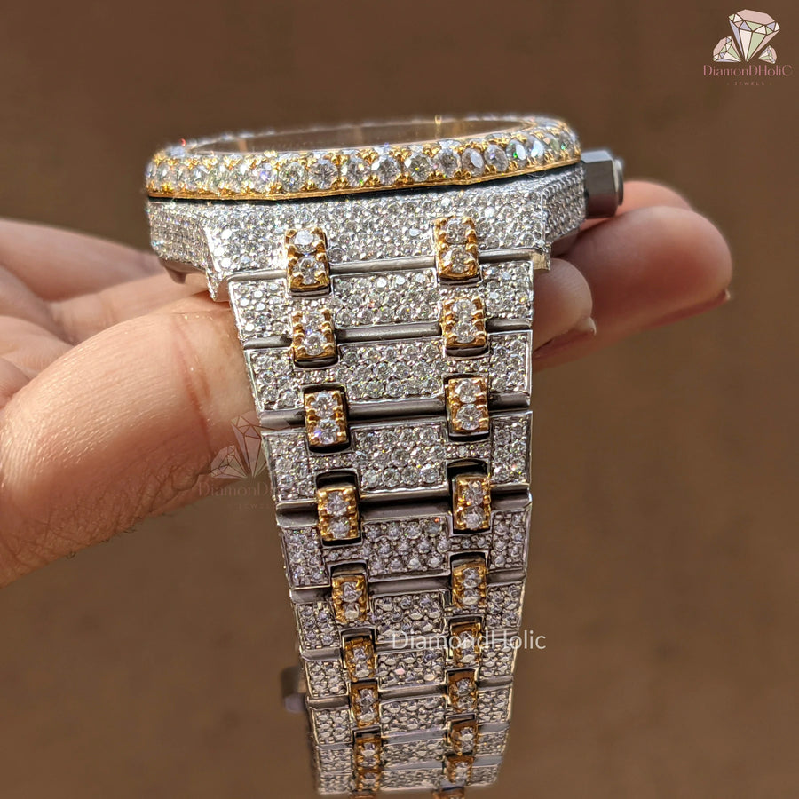 VVS Studded Two Tone Watch