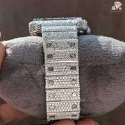 Pave Set Arabic Dial Men’s Watch