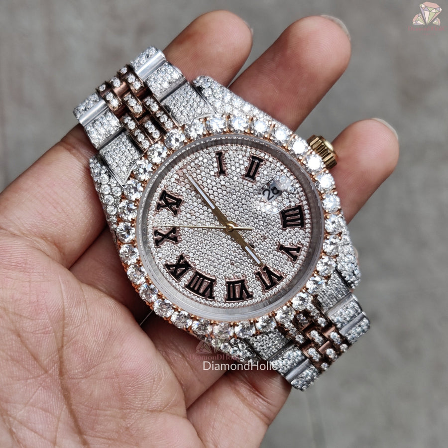 VVS Clarity Moissanite Diamond Watch – Perfect Gift for Men