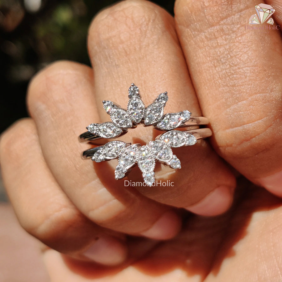 Love Woven in Silver | Milgrain Wedding Band | Crown Bridal Style