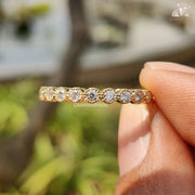 A Ring That Lasts Forever | Diamond Full Eternity | Round Moissanite