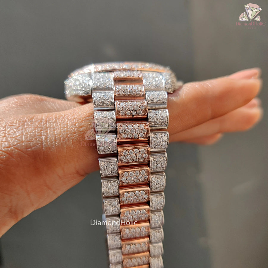 Moissanite Luxury Men’s Watch