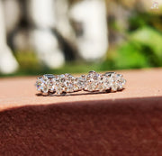 Wedding Band Wonder | Round Cut Shine | Moissanite Love