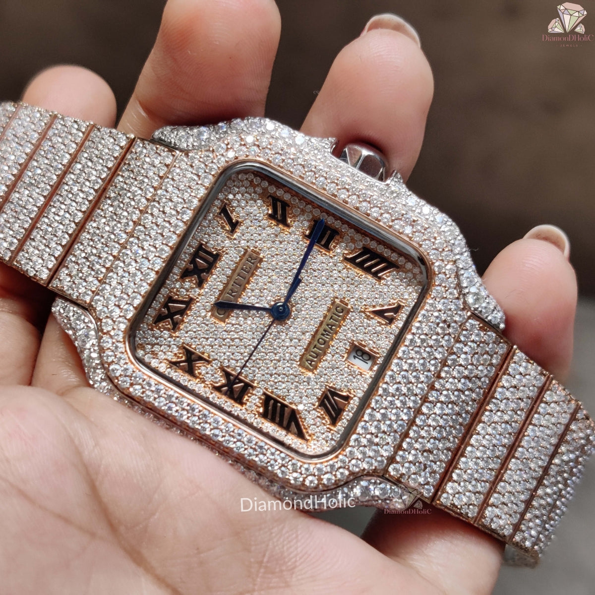 Premium Moissanite Watch for Men