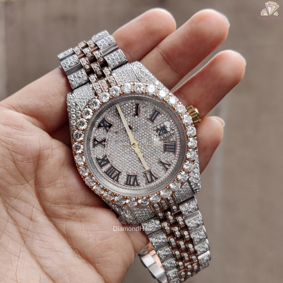 VVS Clarity Moissanite Diamond Watch – Perfect Gift for Men