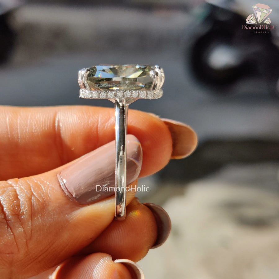 Designer Gray Diamond Ring