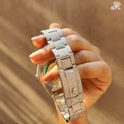 Fully Iced Out Moissanite Watch