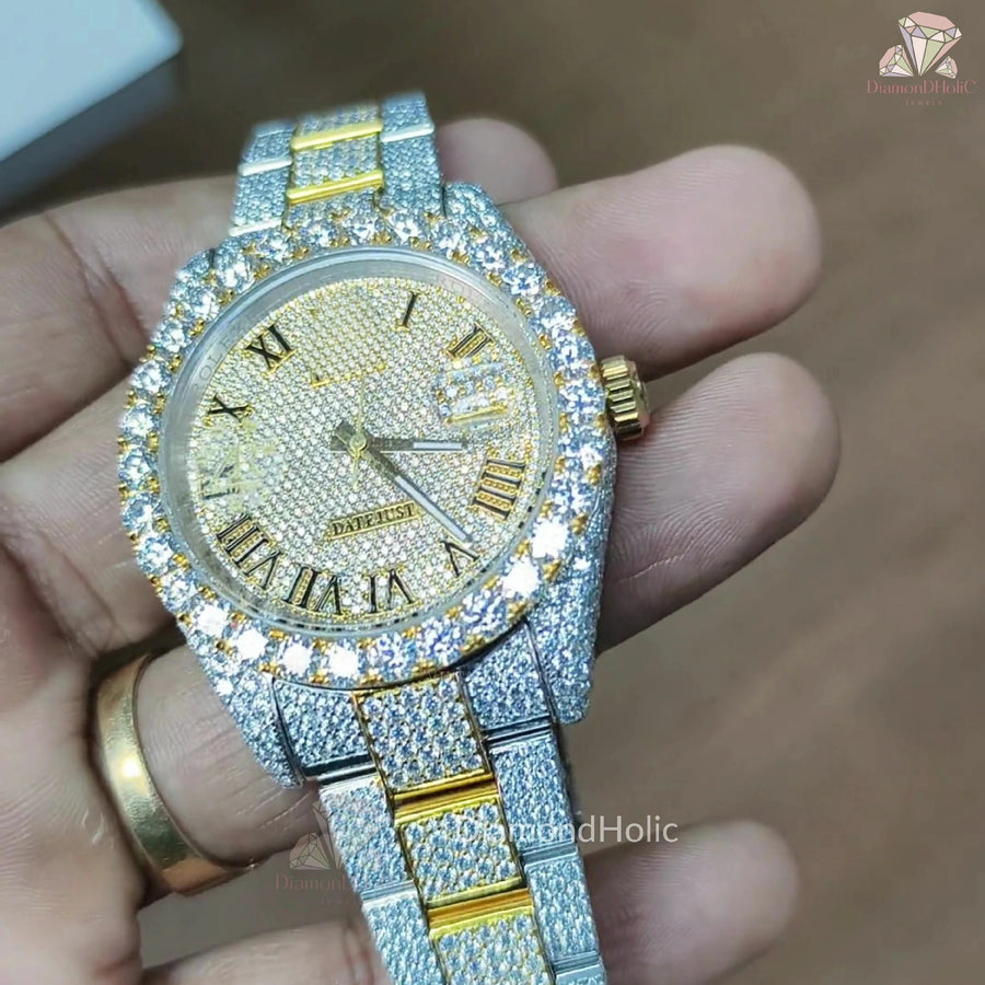 Two Tone Bust Down Watch