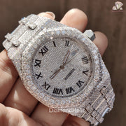 Roman Numeral Diamond Watch
