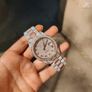 Luxury Moissanite Analog Watch