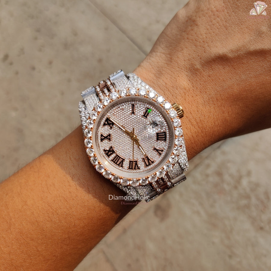 VVS Clarity Moissanite Diamond Watch – Perfect Gift for Men