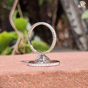 Less is More Sparkle | Moissanite Wedding Set | Round Elegance