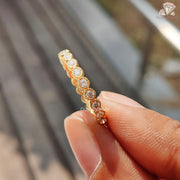 Infinity in a Ring | Round Eternity Sparkle | Moissanite Beauty
