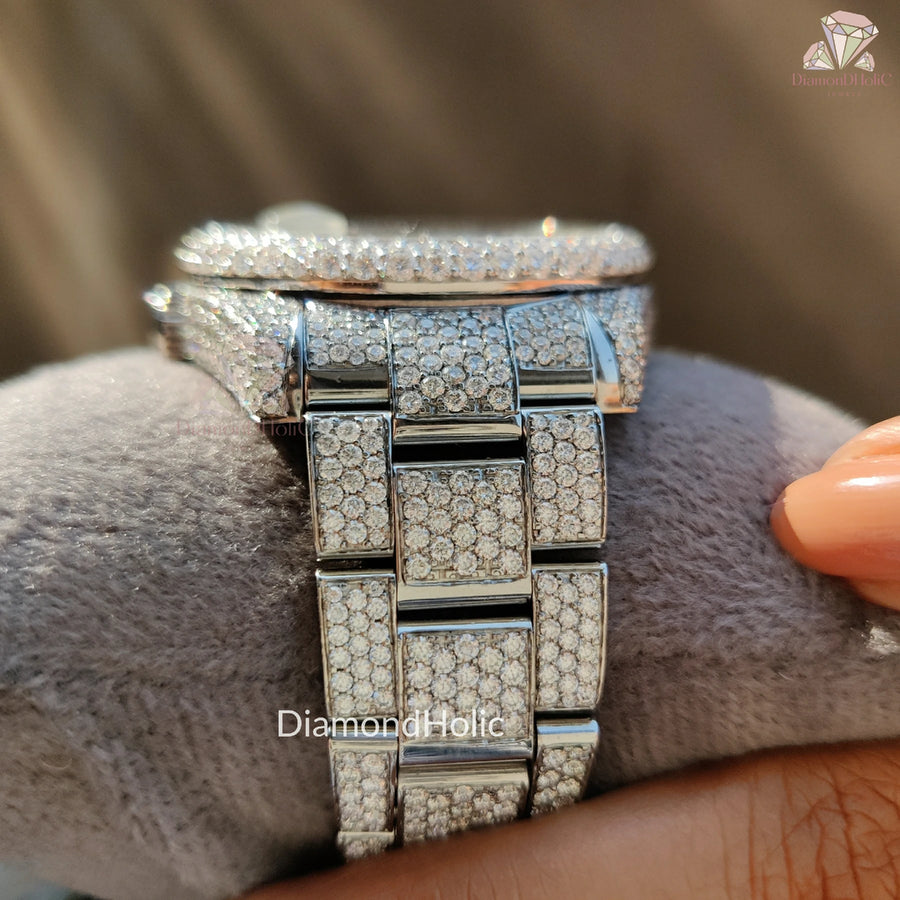 Handmade Men’s Moissanite Watch