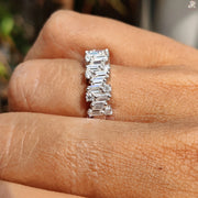 Classic Diamond Wedding Band | Baguette Sparkle Style | Forever Love Ring