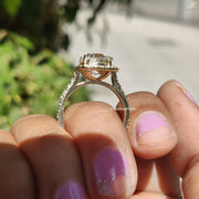 Moissanite Love | Halo Set | Gift Her