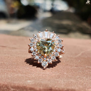 Starburst Moissanite Sparkle | Delicate Proposal Band | Birthstone Ring