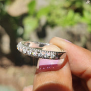 Diamond Glow Ring | Round Cut Magic | Bridal Style Band