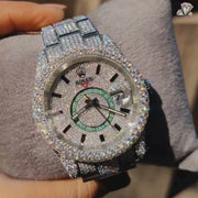 Fully White Dial Men’s Watch