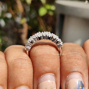 Bridal Baguette Band | Wedding Jewelry for Her | Chic Moissanite Ring