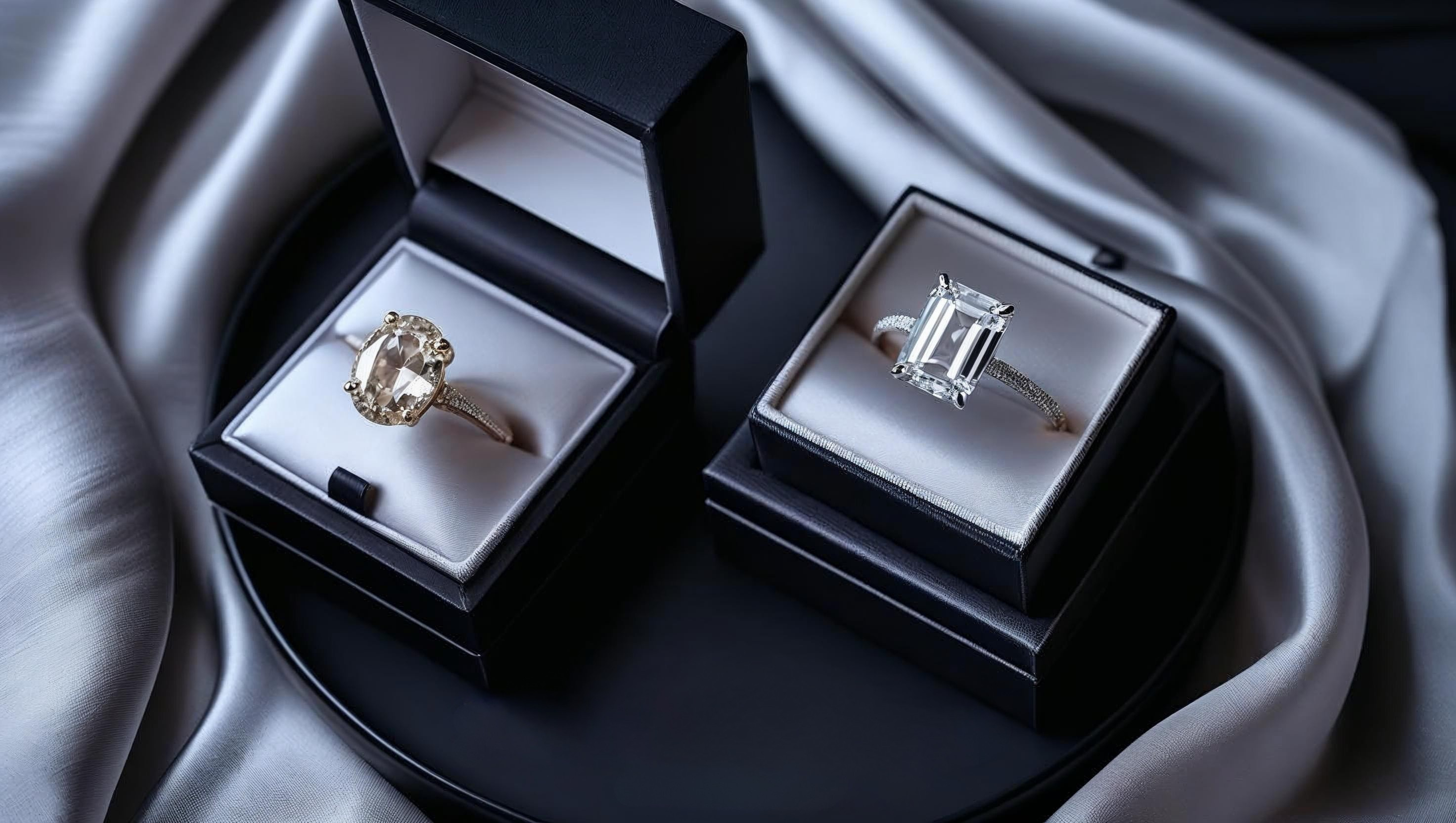 lab-grown diamond engagement rings
