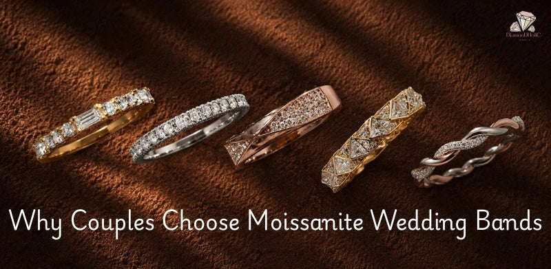 Moissanite Wedding Bands For Women