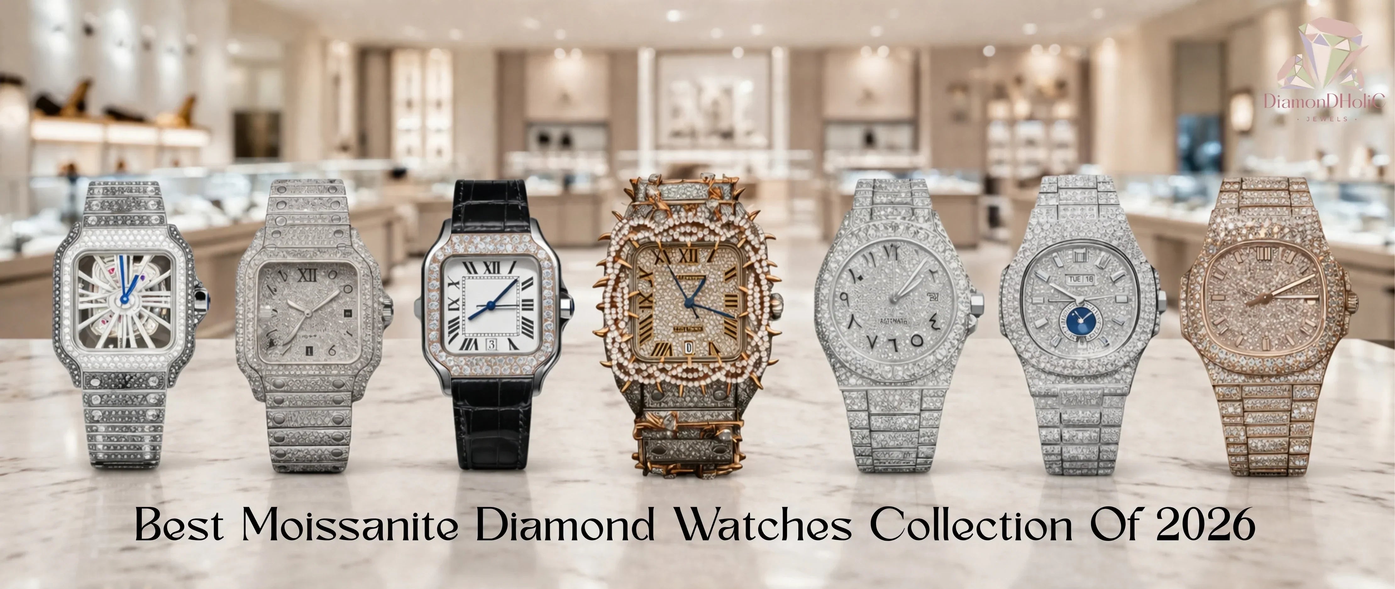Moissanite Diamond Watch Collection 2026