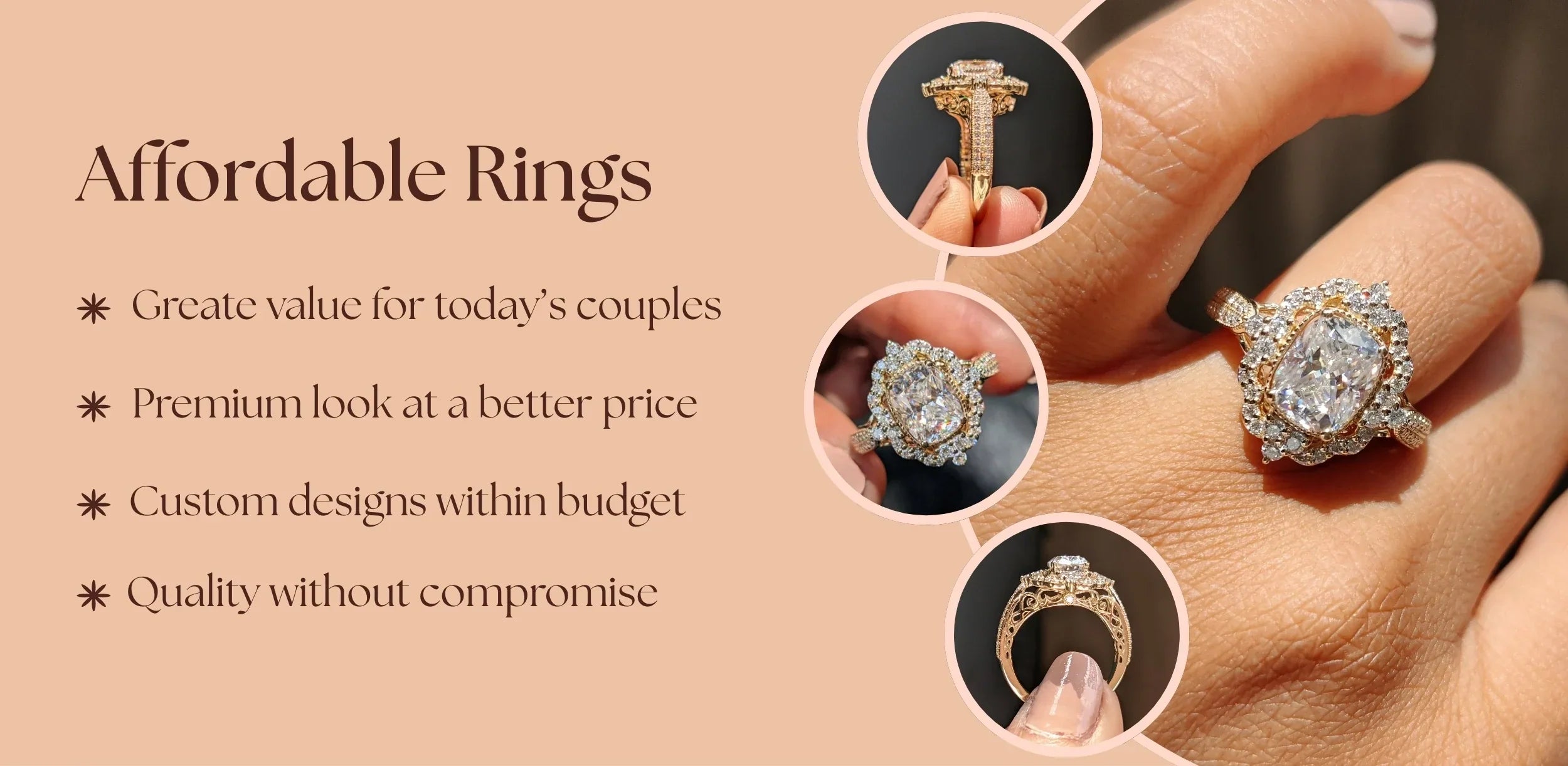 Affordable Moissanite Engagement Rings