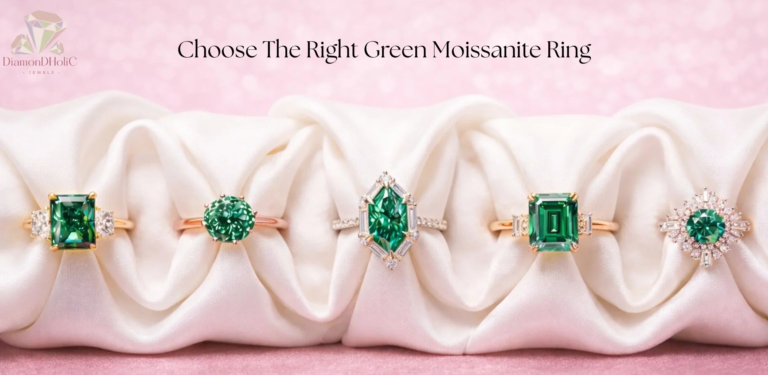 How to Choose the Right Green Moissanite Ring | Natural vs. Synthetic Green Moissanite