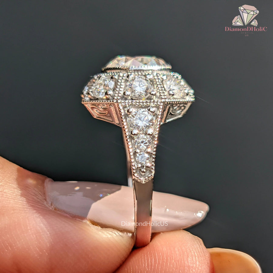Dome Shank Wedding Ring