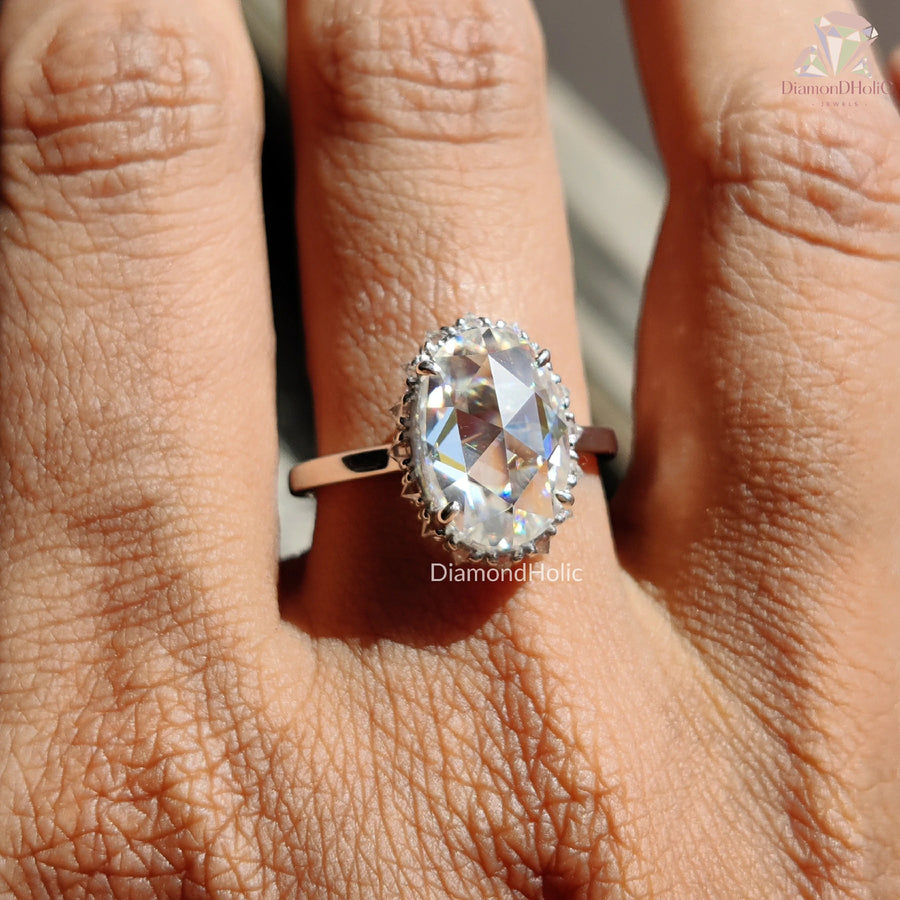 Timeless Moissanite Halo Ring