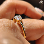 Custom Toi et Moi Ring