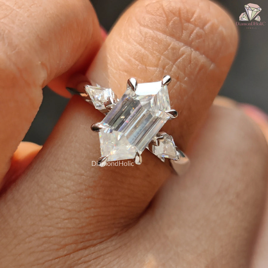 Kite Cut Diamond Ring
