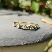 anniversary gift | moissanite eternity | classic band
