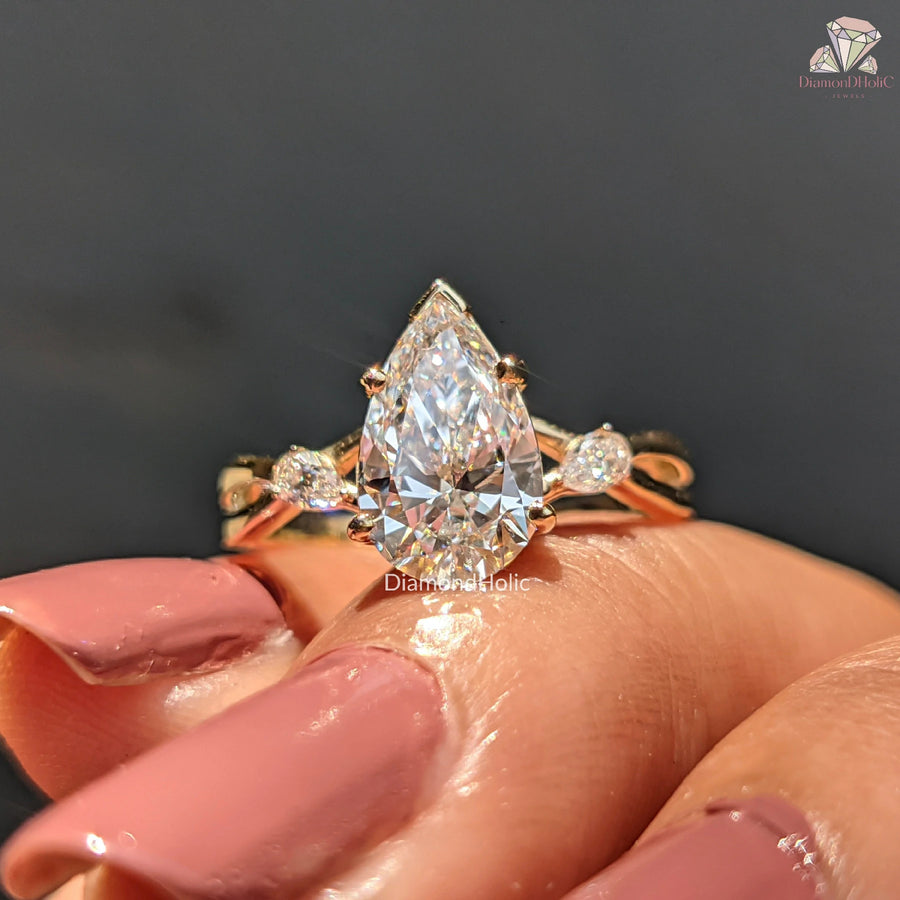 pear diamond | pear cut diamond ring | pear shaped ring