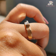 Solid Gold Diamond Ring