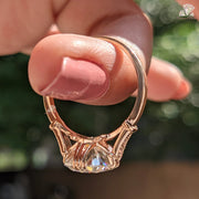 Elegant Engagement Ring | Elegant Moissanite Ring |Elegant DiamondRing