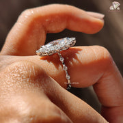 Romantic Marquise Style | Halo Design | Stunning Sparkle

