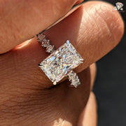 lab grown engagement ring | CVD engagement ring
